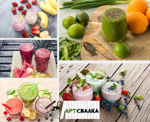 Диетический фруктовый коктейль фото HD  | Diet fruit smoothie photo HD